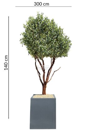 Yapay Ağaç Premium Lobi Zeytin Ağacı 300 cm - 5