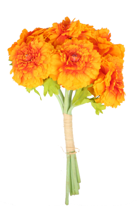 Yapay Lüx 6lı Gerbera Demeti 30 cm Turuncu - 1