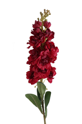 Yapay Lüx Dal Şebboy 82 cm Bordo - Yapay Çiçek Deposu