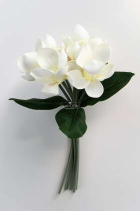 Yapay Lüx Lateks Manolya Demeti 33 cm Beyaz - 3