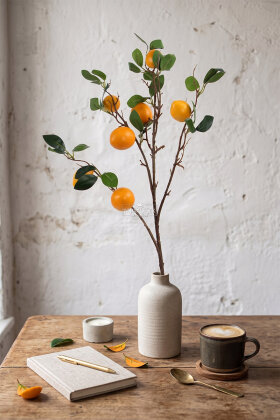 Yapay Lüx Limon Dalı 90 cm - 2