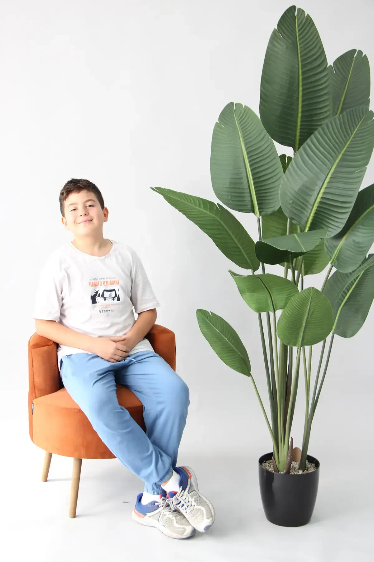 Yapay Ağaç Starliçe Gerçek Dokulu 13 Dev Yaprak Yeşil 190 cm - 2