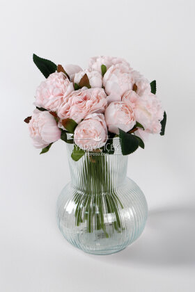 Yapay Lüx Tırtıklı 11li Erengül Buketi Pudra - 2