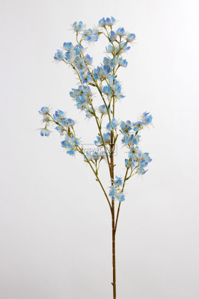 Yapay Çiçek Lüx Kar Çiçeği Dalı 88 cm Mavi - 2