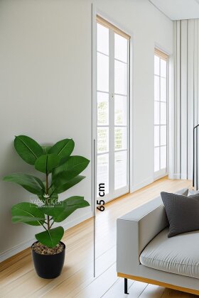 Yapay Mini Kauçuk Bitkisi 65 cm - Yapay Çiçek Deposu