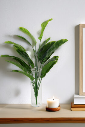 Yapay Ağaç 18 Dallı Mini Muz 80 cm - Yapay Çiçek Deposu