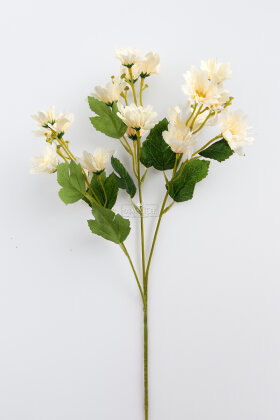 Yapay Çiçek Norveç Papatyası Dalı 65 cm Krem - 3