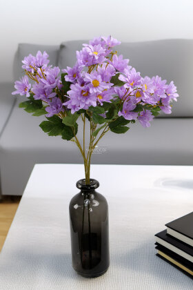 Yapay Çiçek Norveç Papatyası Dalı 65 cm Mor - Yapay Çiçek Deposu