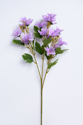 Yapay Çiçek Norveç Papatyası Dalı 65 cm Mor - 3