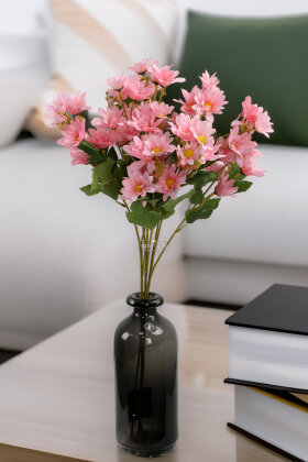 Yapay Çiçek Norveç Papatyası Dalı 65 cm Pembe - Yapay Çiçek Deposu