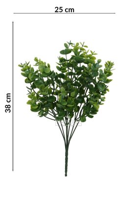 Yapay Okaliptus Bitkisi 38 cm Yeşil - Beyaz - 3