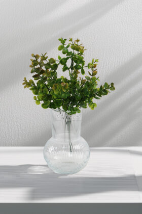 Yapay Okaliptus Bitkisi 38 cm Yeşil - Kahverengi - 2