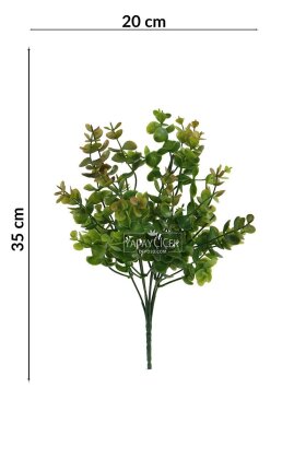 Yapay Okaliptus Bitkisi 38 cm Yeşil - Kahverengi - 4