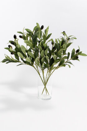 Yapay 6 Dallı Olivea Zeytin Dalı Demeti 45 cm - 2