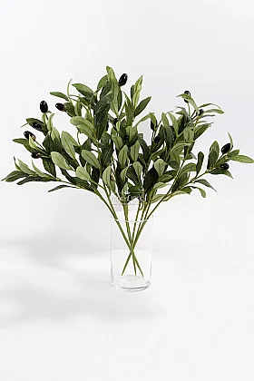 Yapay Olivea Zeytin Dalı Demeti 45 cm - 2