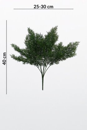 Yapay Orjinal Çam Dalı Demeti 40 cm Yeşil - 3