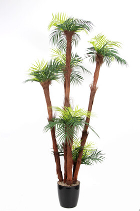 Yapay Palmiye Ağacı 6 Gövdeli 54 Yaprak 180cm - 2