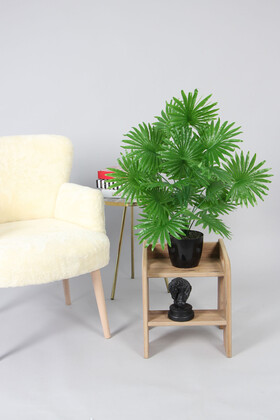 Yapay Palmiye Ağacı 18 Yapraklı 80 cm - 3