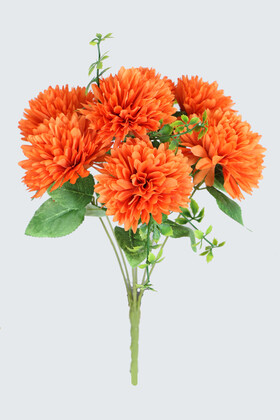 Yapay Pinnata Yıldız Çiçeği 42 cm Turuncu - Yapay Çiçek Deposu
