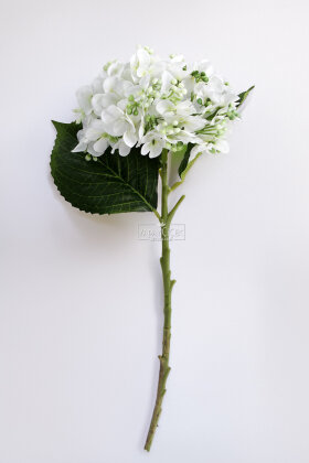 Yapay Pıtırcıklı Ortanca Dalı 50 cm Beyaz - 3