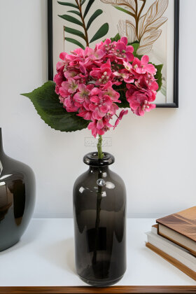 Yapay Pıtırcıklı Ortanca Dalı 50 cm Pembe - 2