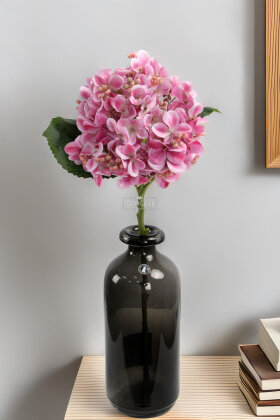Yapay Pıtırcıklı Ortanca Dalı 50 cm Pudra Pembe - 2
