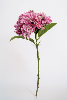 Yapay Pıtırcıklı Ortanca Dalı 50 cm Pudra Pembe - 3
