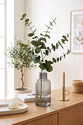 Yapay Premium Gerçekçi Okaliptus Dalı 95 cm Yeşil - 2