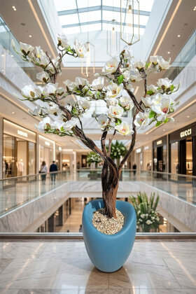 Yapay Ağaç Privé Manolya Ağacı 150 cm - Yapay Çiçek Deposu