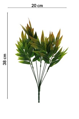 Yapay Saray Bitkisi 38 cm Yeşil - Kahverengi - 4