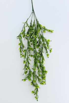 Yapay Sarkan 5 Dallı Gür Yaprak Salkımı 80 cm Yeşil - Yapay Çiçek Deposu