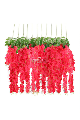 Yapay Sarkan Akasya Çiçeği 80-110 cm Fuşya 12li Paket - Yapay Çiçek Deposu