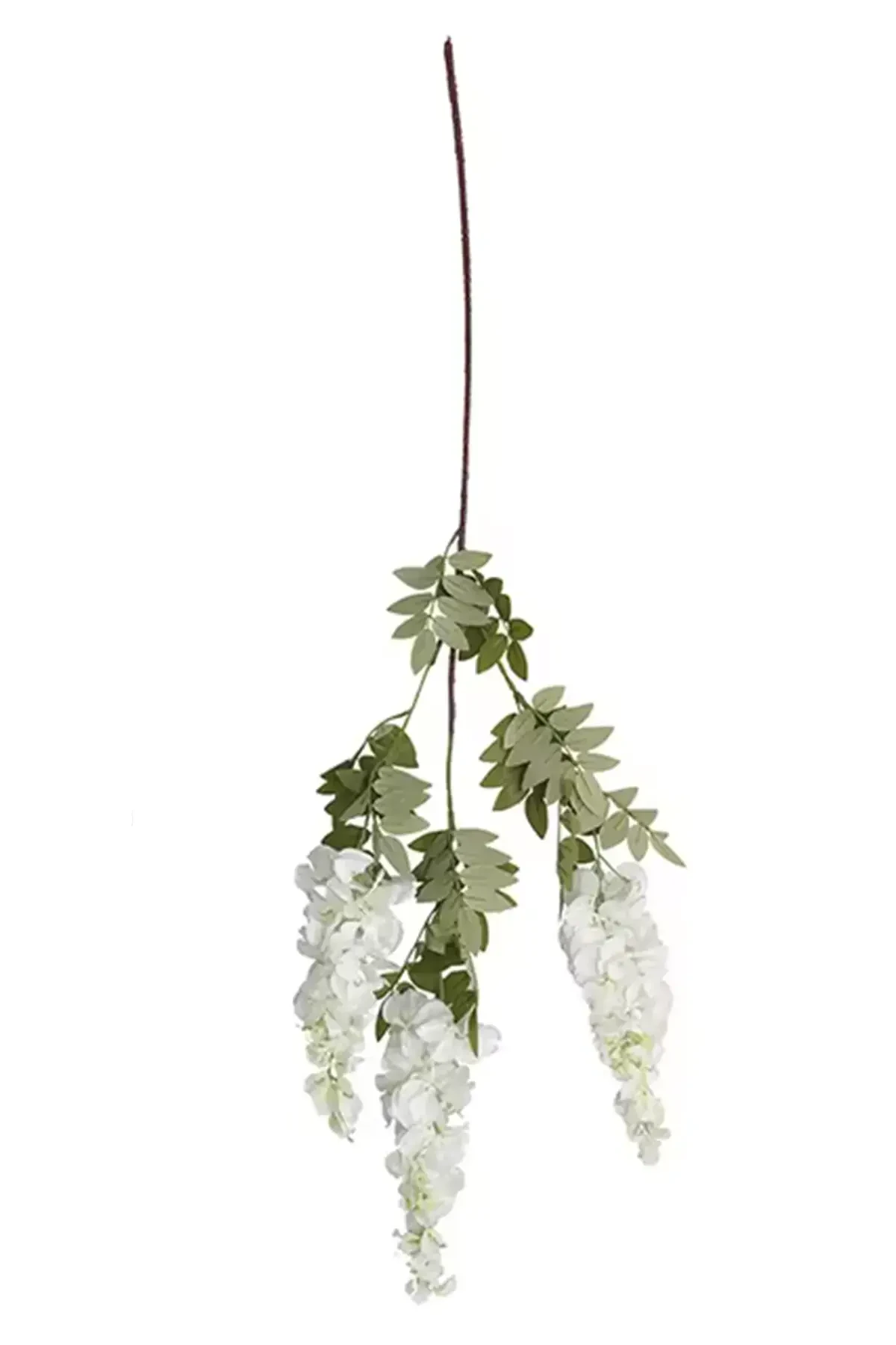 Yapay Salkım Akasya 3 Dallı 108 cm Beyaz - 8