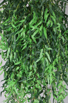 Ahşap Saksıda Yapay Ağlayan Söğüt Ağacı 180 cm (Salix Babylonica) - 3