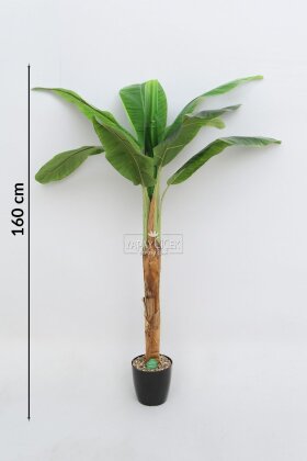 Yapay Ağaç Tek Gövdeli 9 Yapraklı Muz Ağacı 160 cm - 2