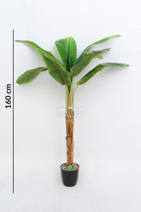 Yapay Ağaç Tek Gövdeli 9 Yapraklı Muz Ağacı 160 cm - 2