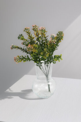 Yapay Tozlu Mineli Pıtırcık Bitkisi 38 cm Fuşya - 2