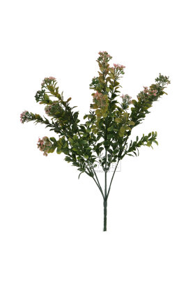 Yapay Tozlu Mineli Pıtırcık Bitkisi 38 cm Fuşya - 3