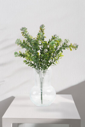 Yapay Tozlu Mineli Pıtırcık Bitkisi 38 cm Lila - 2