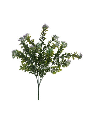 Yapay Tozlu Mineli Pıtırcık Bitkisi 38 cm Lila - 3