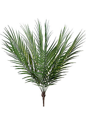 Yapay Bitki 9 Dallı Tropikal Palmiye Demeti 50 cm Yeşil UV Dayanaklı - 3
