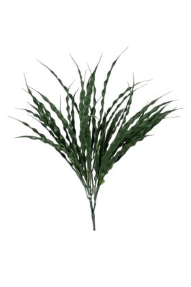 Yapay UV Dayanıklı Dalgalı Çimen Demeti Yeşil 50 Cm - Yapay Çiçek Deposu