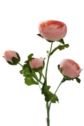 Yapay Uzun Dal 4lü Gül 63 cm Pembe - 1