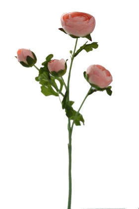 Yapay Uzun Dal 4lü Gül 63 cm Pembe - 2