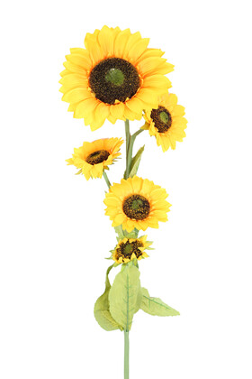 Yapay Uzun Dev Ayçiçeği Dalı 130 cm - Yapay Çiçek Deposu