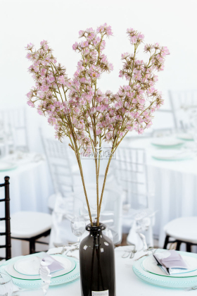 Yapay Çiçek Lüx Kar Çiçeği Dalı 88 cm Lila - Yapay Çiçek Deposu