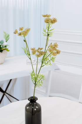 Yapay Çiçek Kraliçe Dalı 90 cm Kahverengi - 2