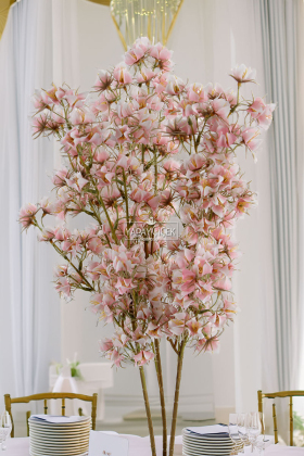 Yapay Çiçek Lüx Kar Çiçeği Dalı 88 cm Pembe - 2