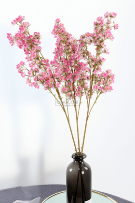 Yapay Çiçek Lüx Kar Çiçeği Dalı 88 cm Fuşya - Yapay Çiçek Deposu