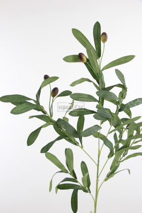 Dekoratif Yapay Uzun Zeytin Dalı 90 cm - 3